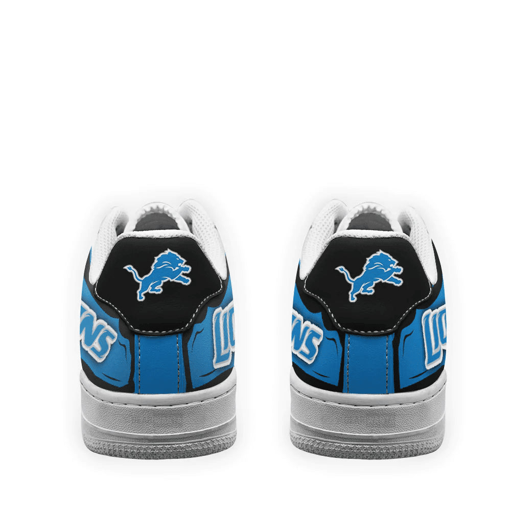 Ideafootwear Detroit Lions NFL Air Low-Top Sneakers Shoes For Men And Women