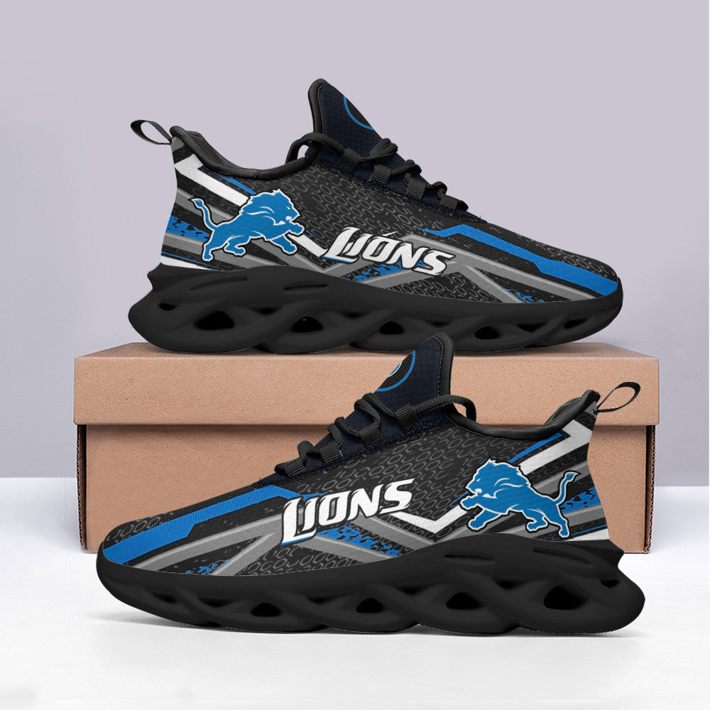 Ideafootwear Detroit Lions NFL Max Soul Shoes Sneakers For Men And Women