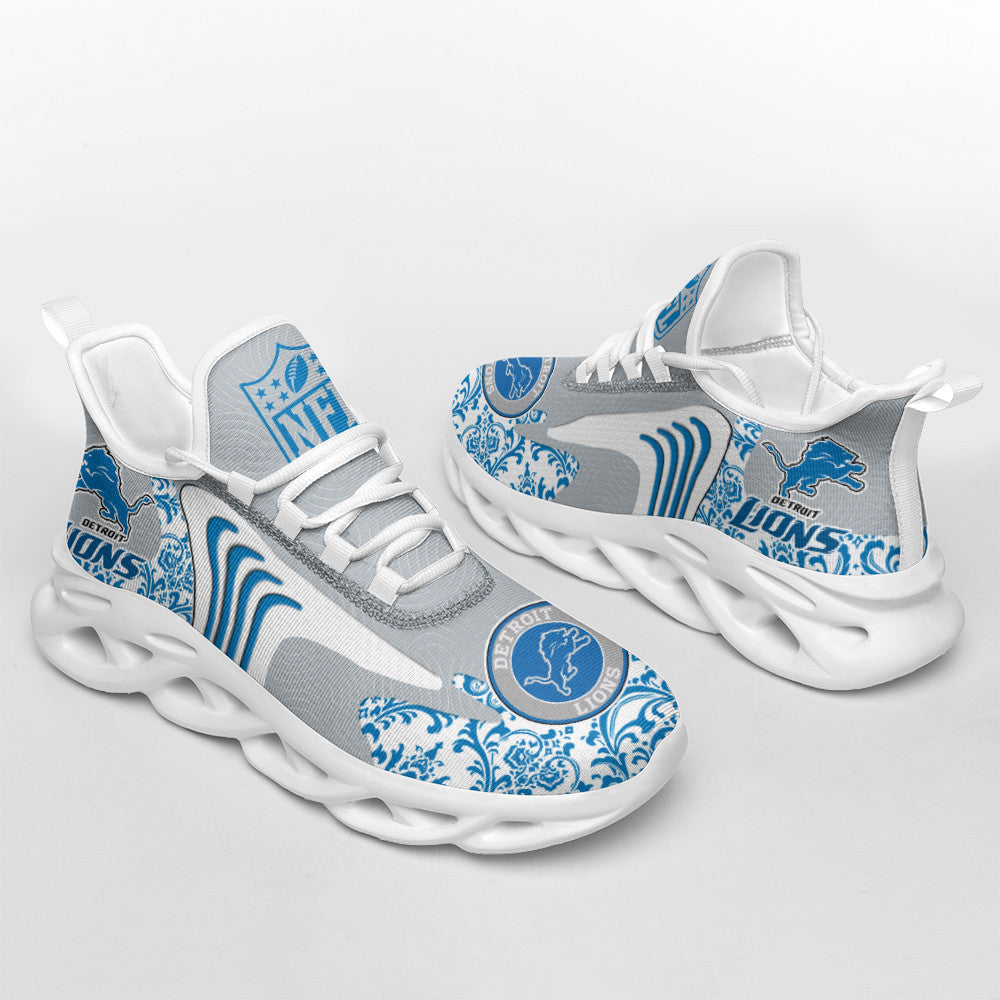 Ideafootwear Detroit Lions NFL Max Soul Shoes Sneakers For Men And Women