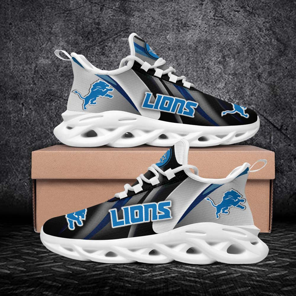 Ideafootwear Detroit Lions NFL Max Soul Shoes Sneakers For Men And Women