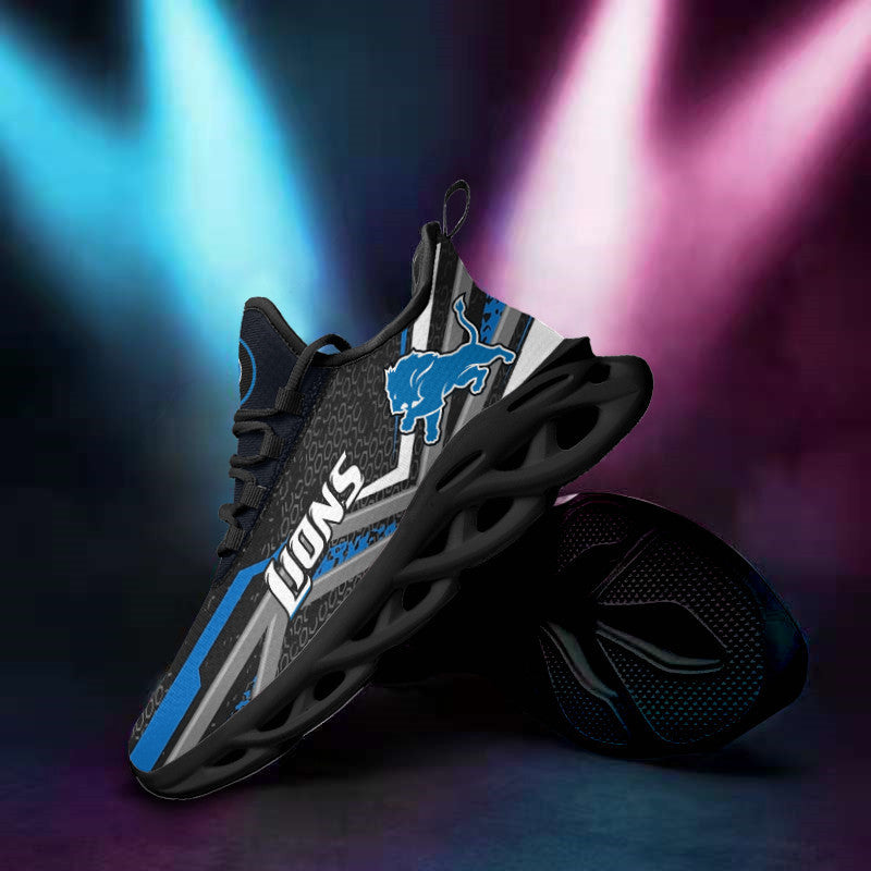 Ideafootwear Detroit Lions NFL Max Soul Shoes Sneakers For Men And Women