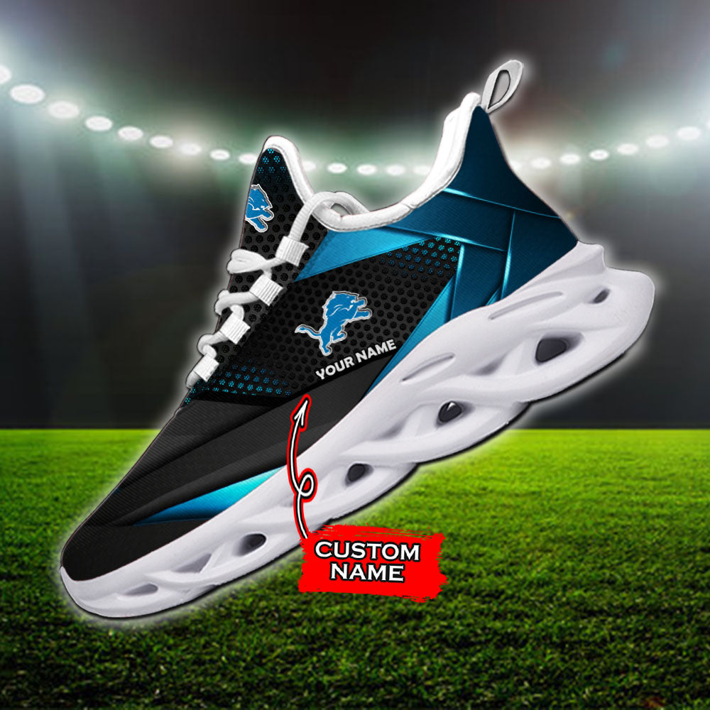 Ideafootwear Detroit Lions NFL Max Soul Shoes Sneakers For Men And Women