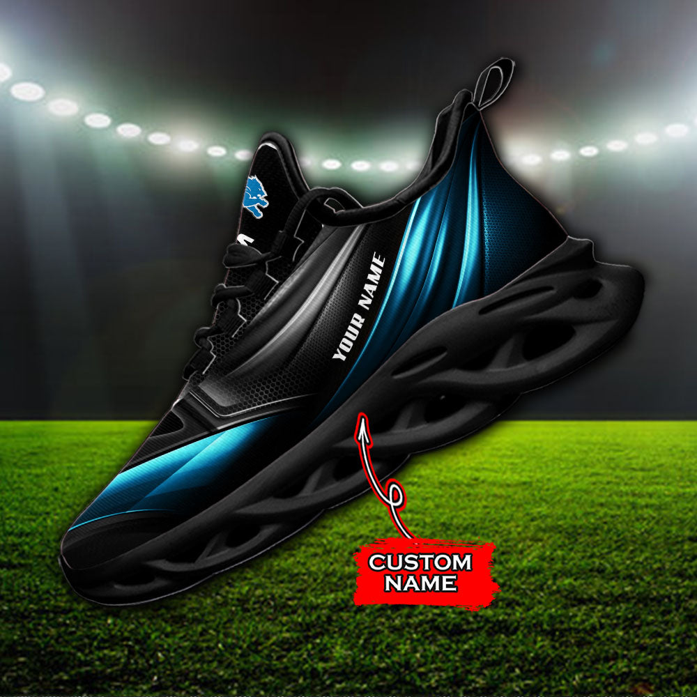 Ideafootwear Detroit Lions NFL Max Soul Shoes Sneakers For Men And Women