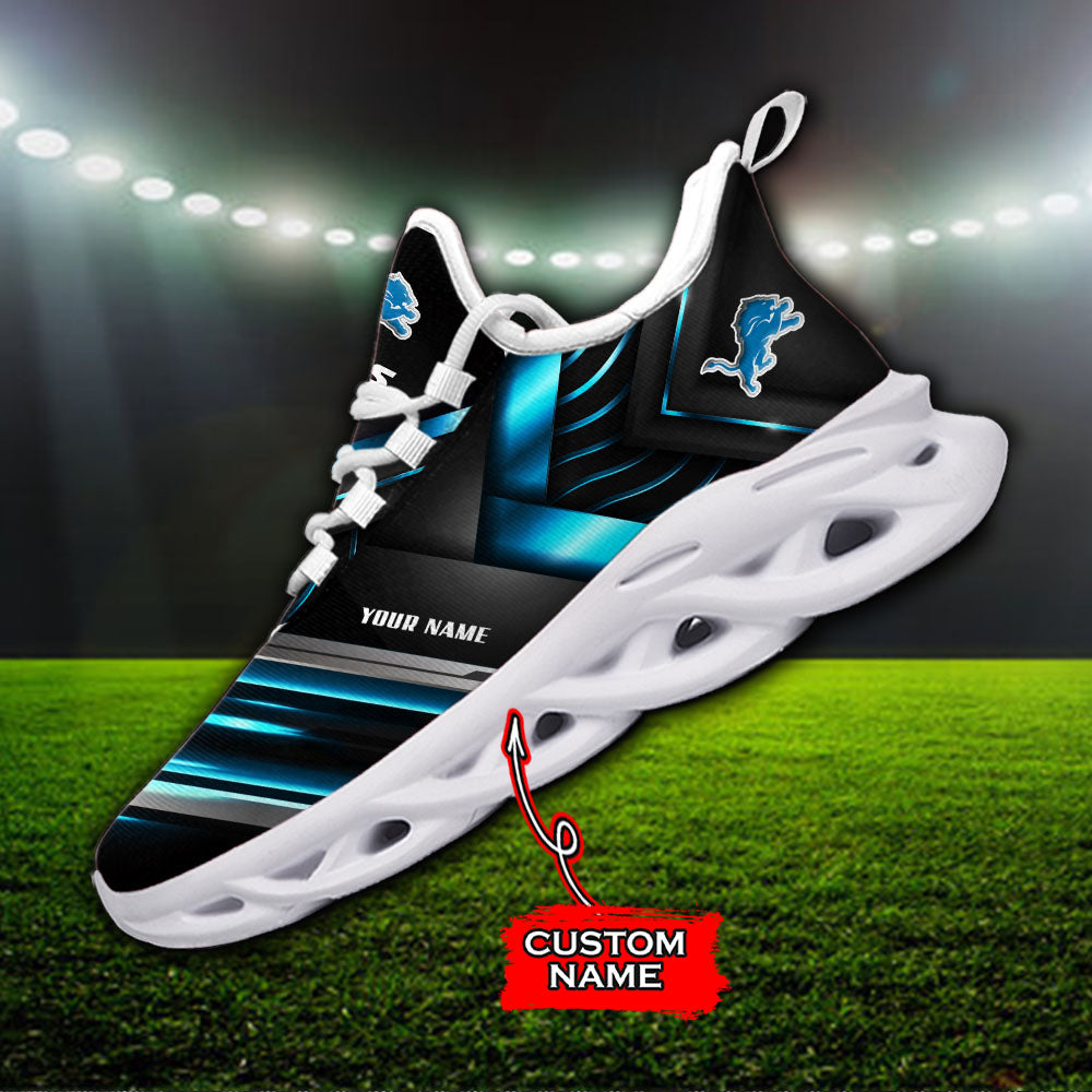 Ideafootwear Detroit Lions NFL Max Soul Shoes Sneakers For Men And Women