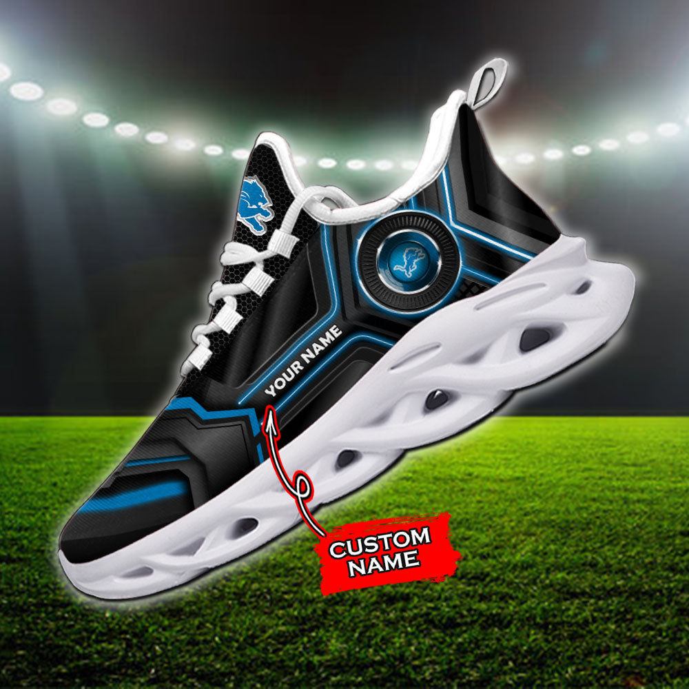 Ideafootwear Detroit Lions NFL Max Soul Shoes Sneakers For Men And Women