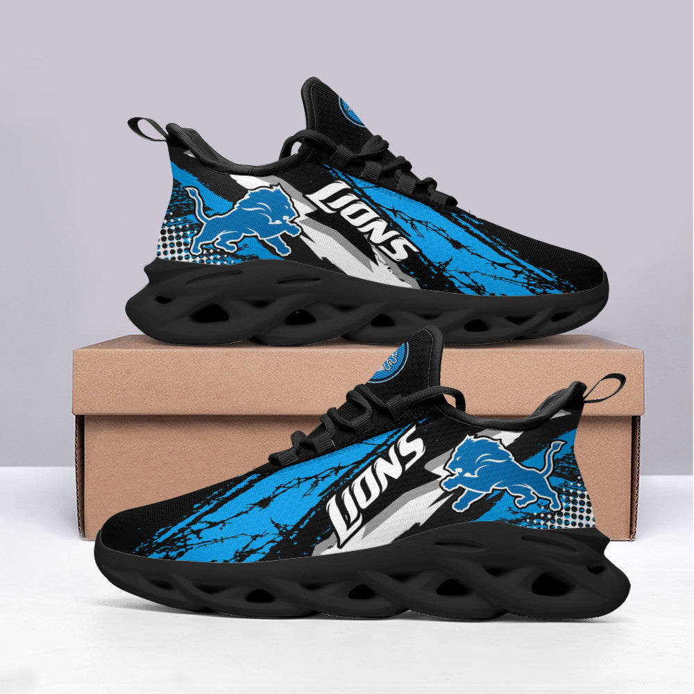 Ideafootwear Detroit Lions NFL Max Soul Shoes Sneakers For Men And Women