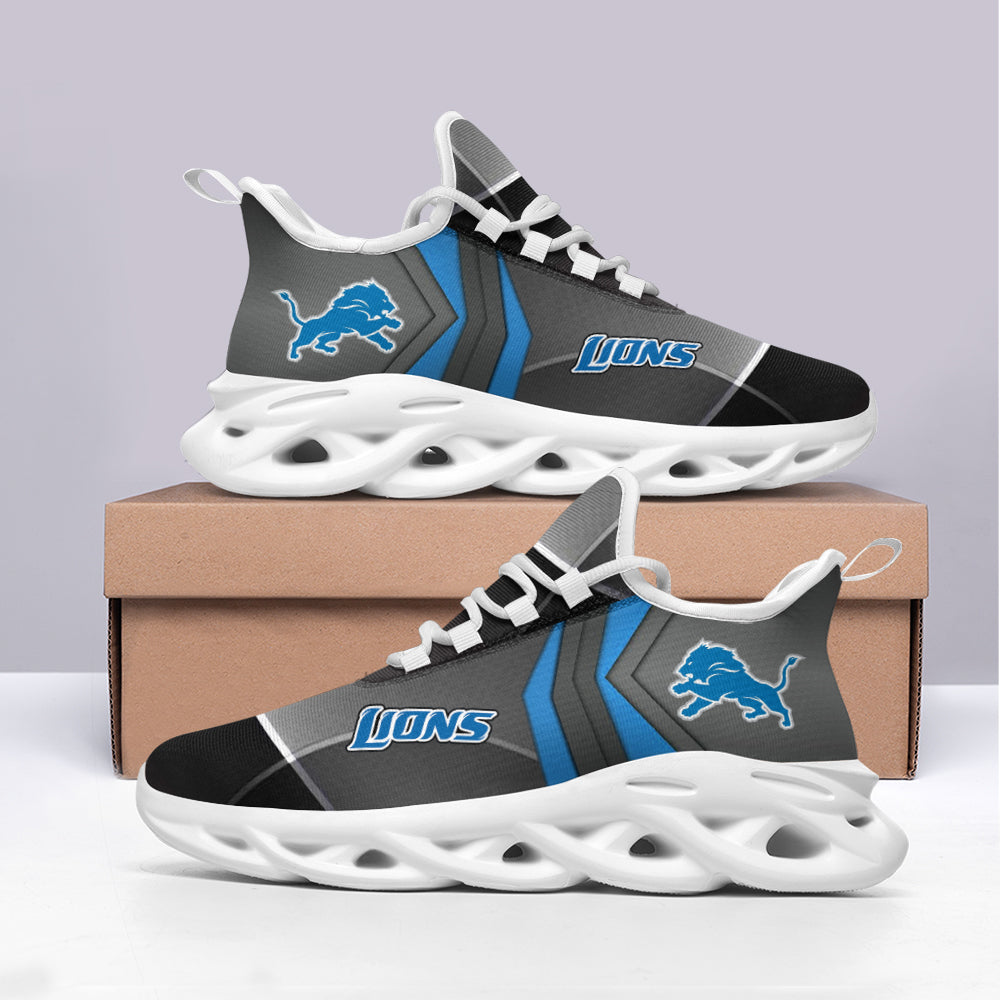 Ideafootwear Detroit Lions NFL Max Soul Shoes Sneakers For Men And Women