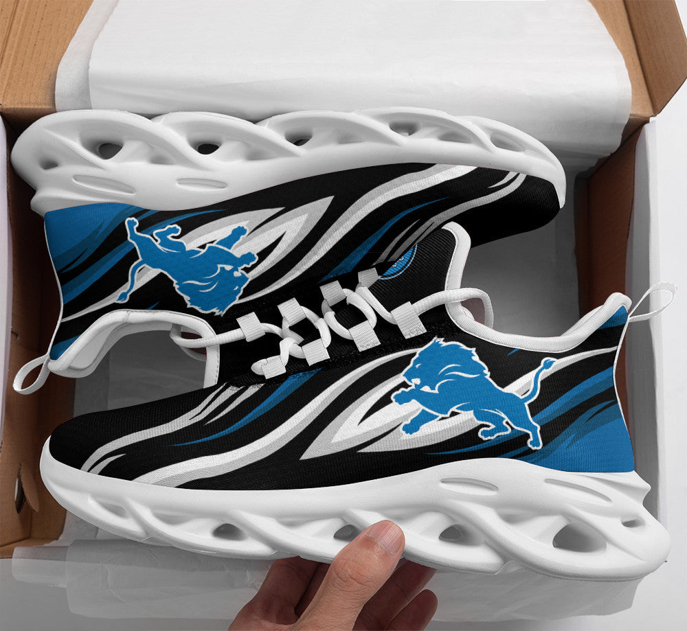 Ideafootwear Detroit Lions NFL Max Soul Shoes Sneakers For Men And Women