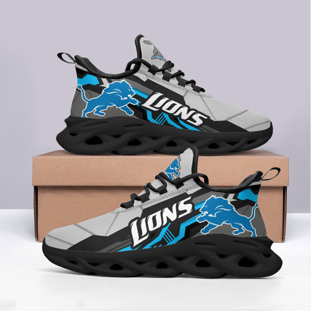Ideafootwear Detroit Lions NFL Max Soul Shoes Sneakers For Men And Women