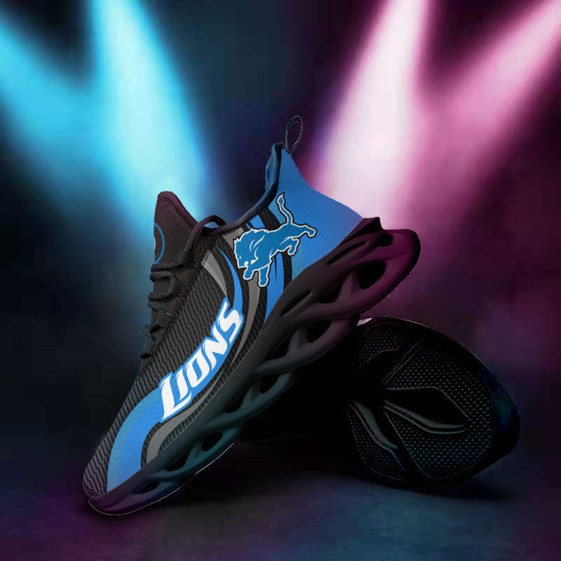 Ideafootwear Detroit Lions NFL Max Soul Shoes Sneakers For Men And Women