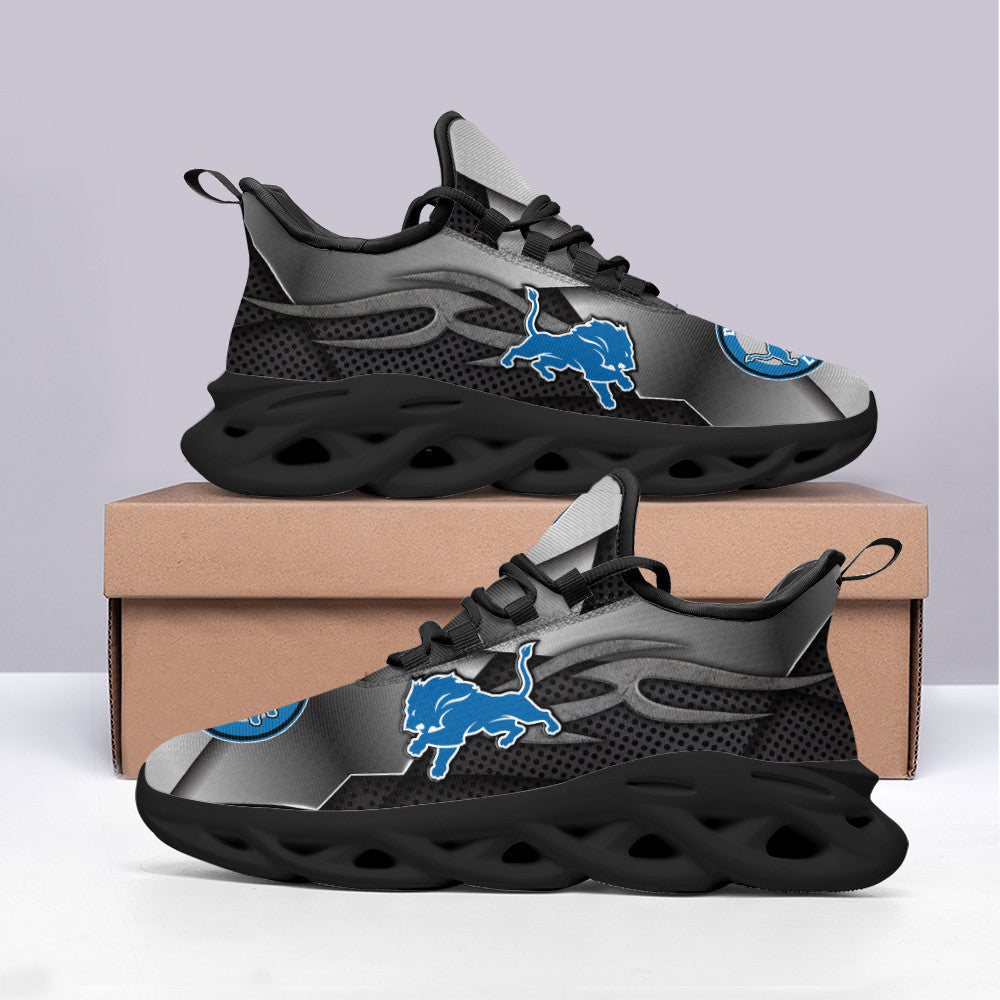 Ideafootwear Detroit Lions NFL Max Soul Shoes Sneakers For Men And Women