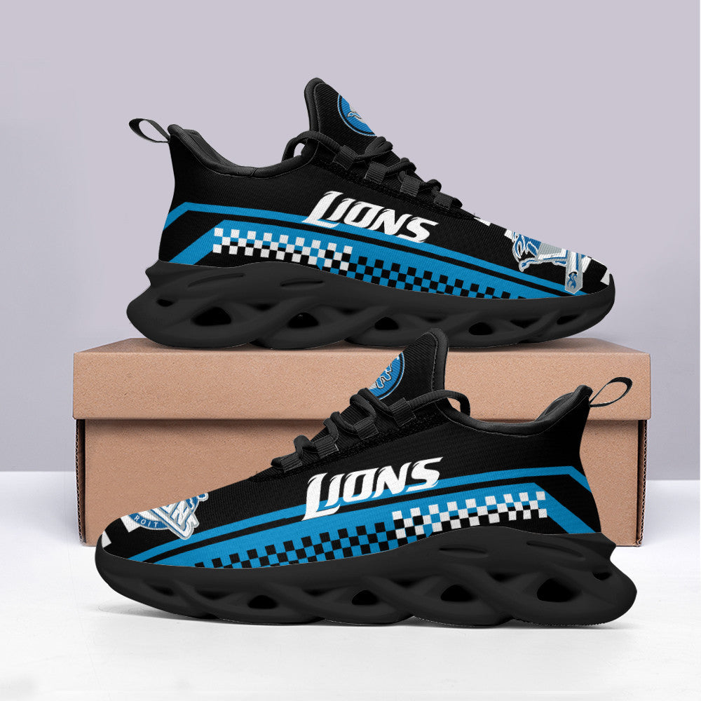 Ideafootwear Detroit Lions NFL Max Soul Shoes Sneakers For Men And Women