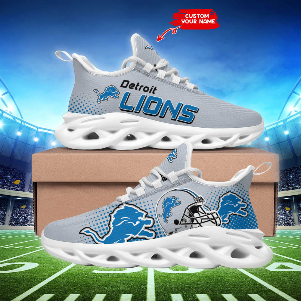 Ideafootwear Detroit Lions NFL Max Soul Shoes Sneakers For Men And Women