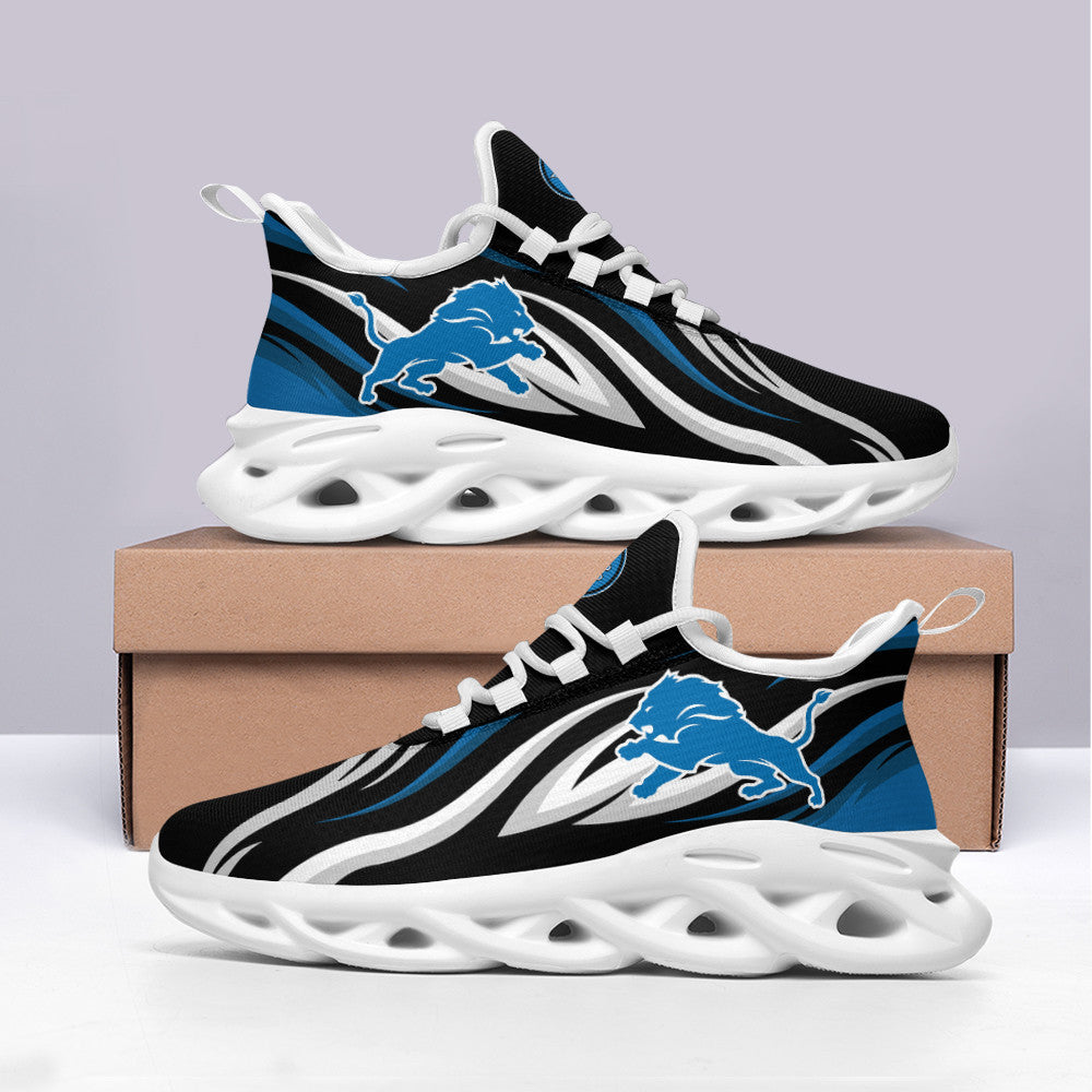 Ideafootwear Detroit Lions NFL Max Soul Shoes Sneakers For Men And Women