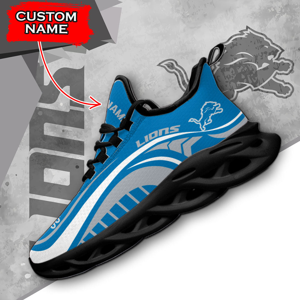 Ideafootwear Detroit Lions NFL Max Soul Shoes Sneakers For Men And Women