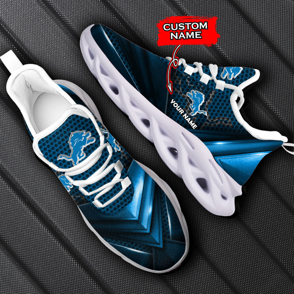 Ideafootwear Detroit Lions NFL Max Soul Shoes Sneakers For Men And Women
