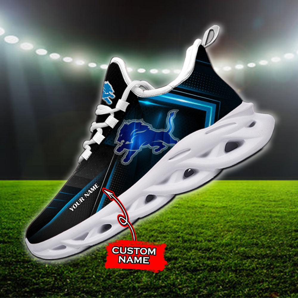 Ideafootwear Detroit Lions NFL Max Soul Shoes Sneakers For Men And Women