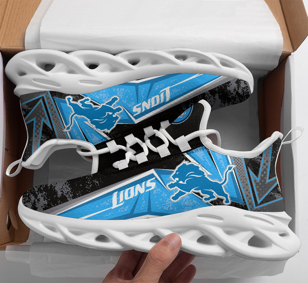 Ideafootwear Detroit Lions NFL Max Soul Shoes Sneakers For Men And Women