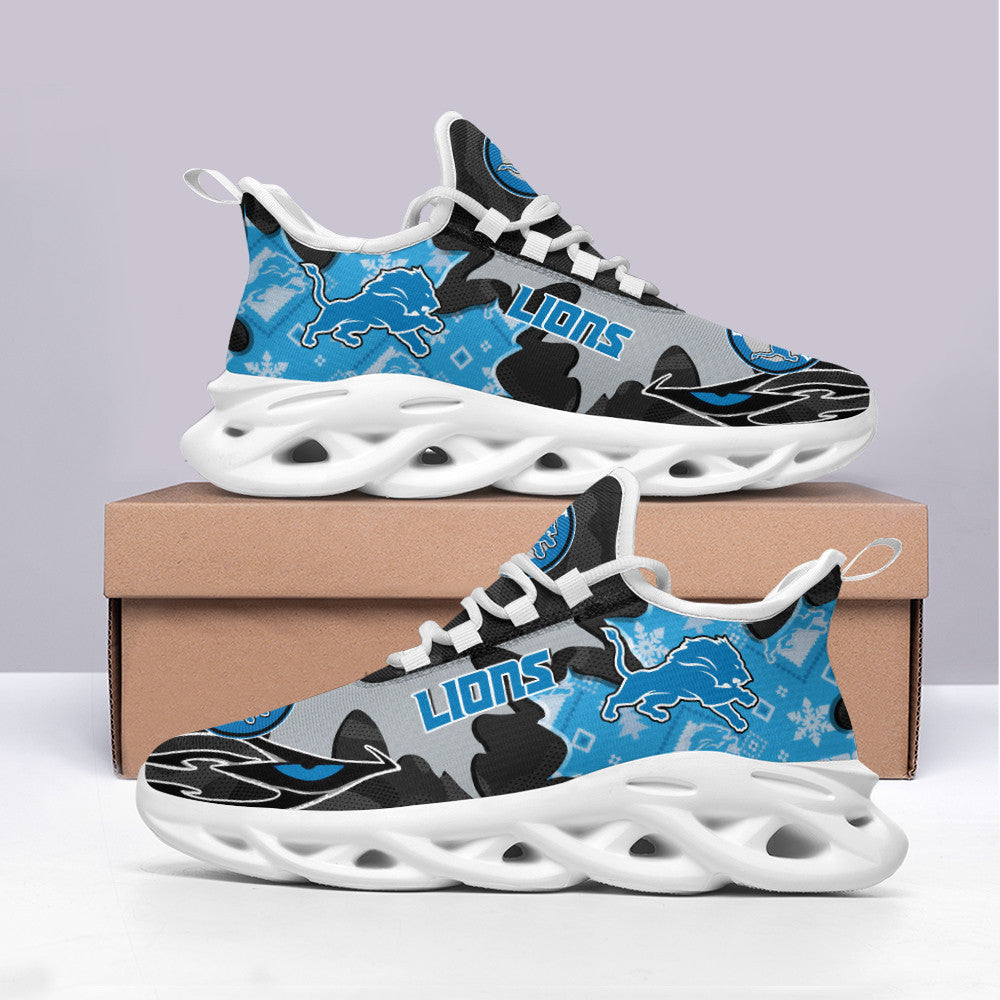 Ideafootwear Detroit Lions NFL Max Soul Shoes Sneakers For Men And Women