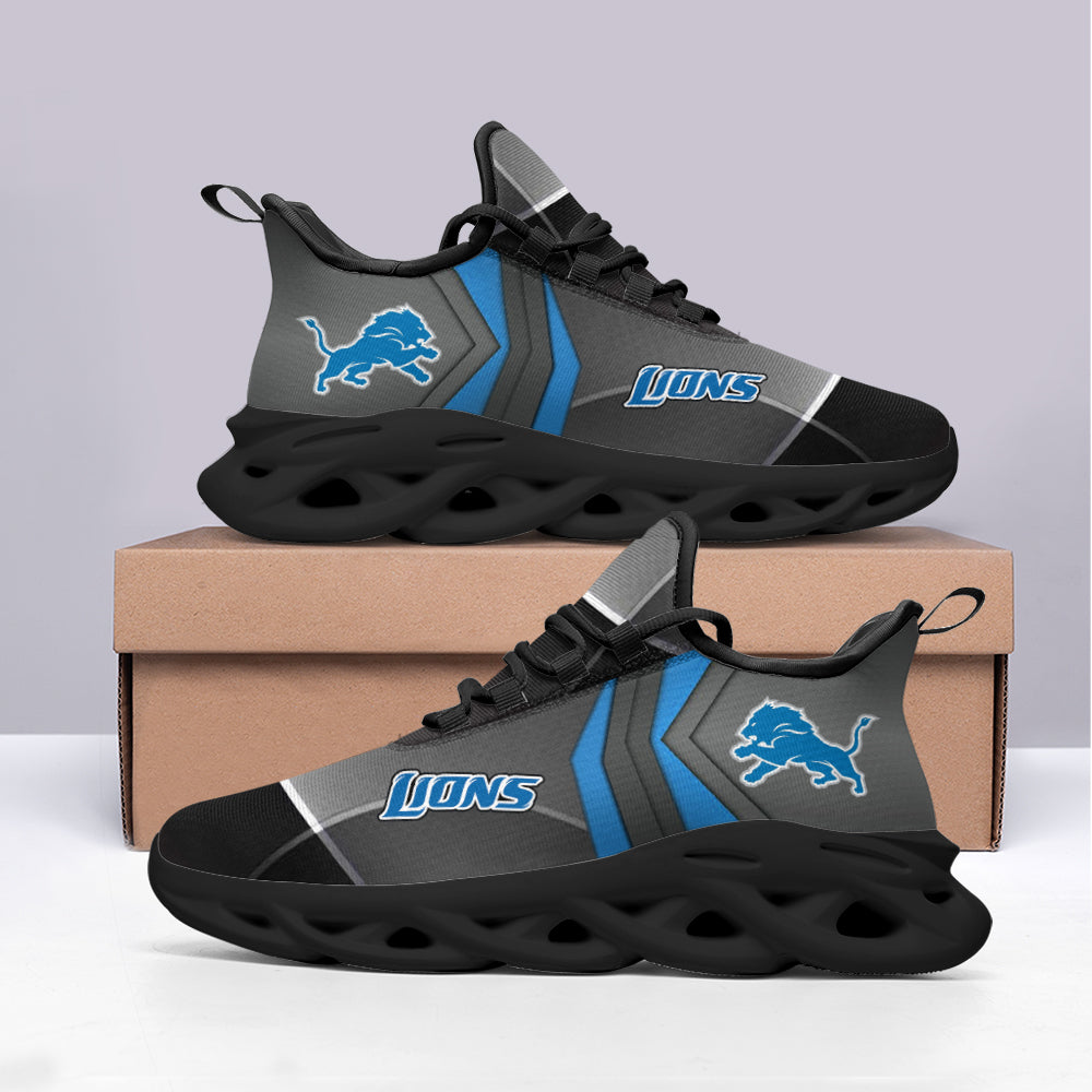 Ideafootwear Detroit Lions NFL Max Soul Shoes Sneakers For Men And Women
