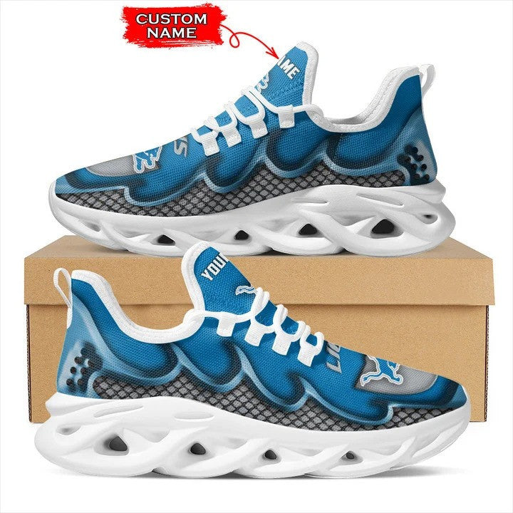 Ideafootwear Detroit Lions NFL Max Soul Shoes Sneakers For Men And Women
