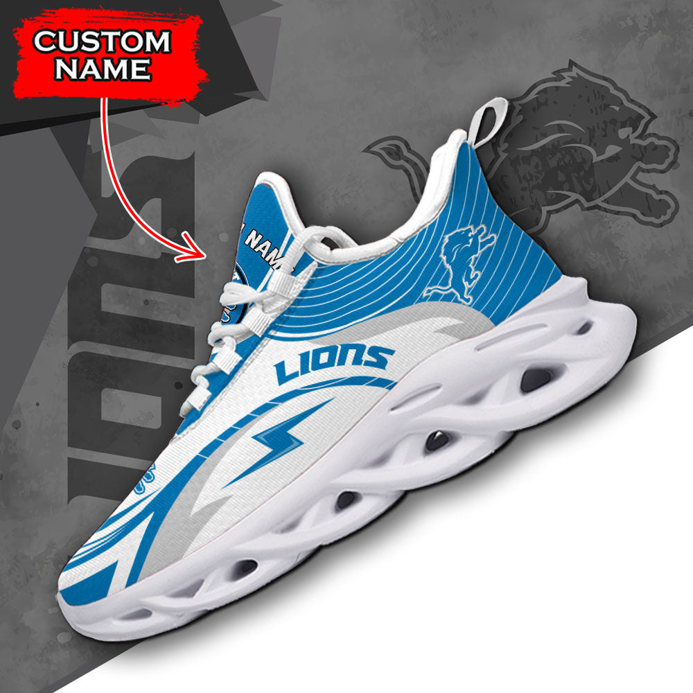 Ideafootwear Detroit Lions NFL Max Soul Shoes Sneakers For Men And Women