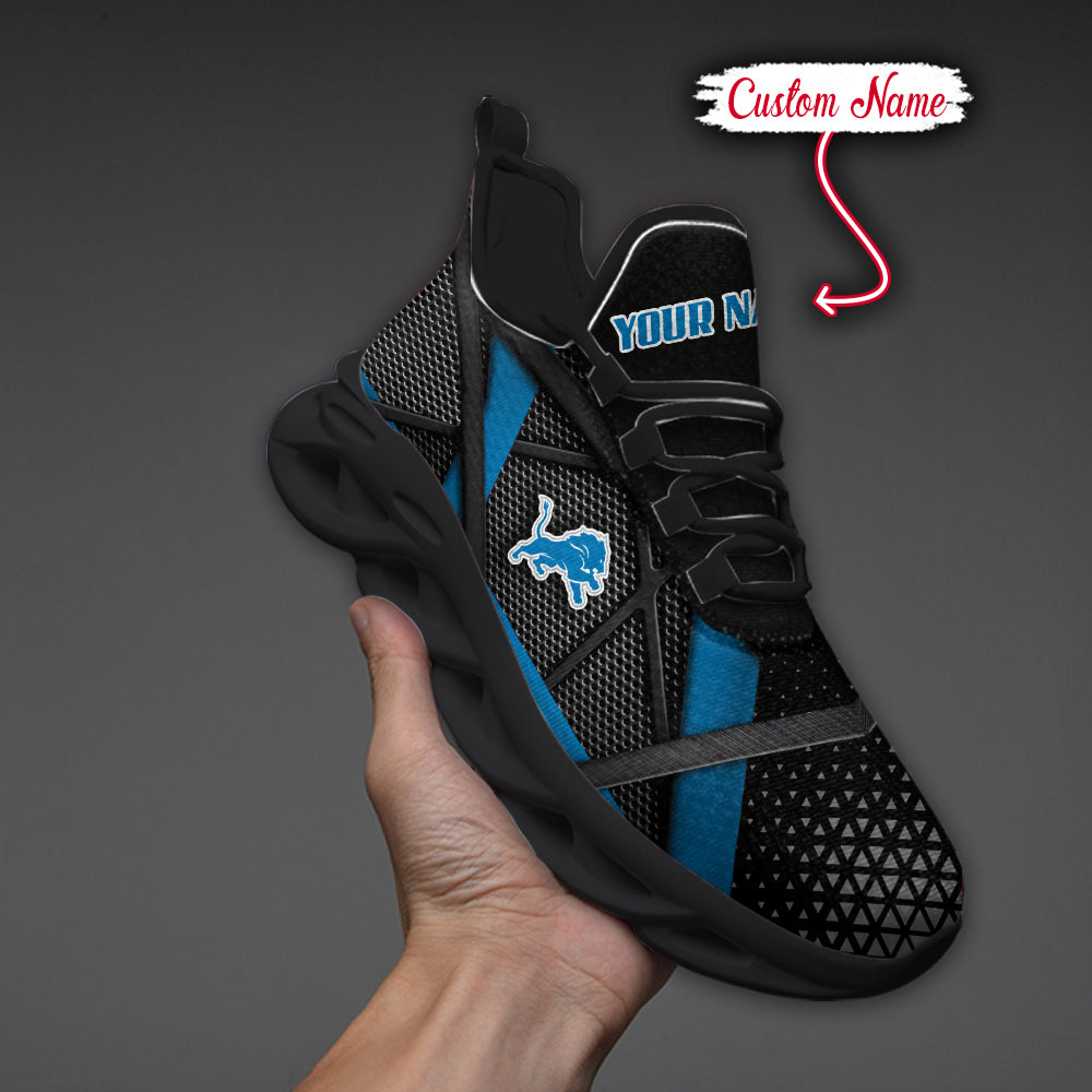 Ideafootwear Detroit Lions NFL Max Soul Shoes Sneakers For Men And Women