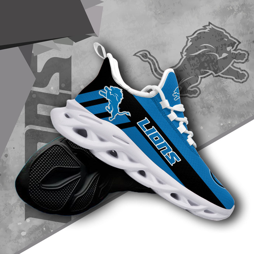 Ideafootwear Detroit Lions NFL Max Soul Shoes Sneakers For Men And Women