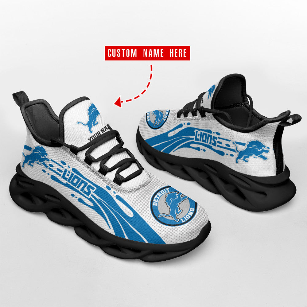 Ideafootwear Detroit Lions NFL Max Soul Shoes Sneakers For Men And Women