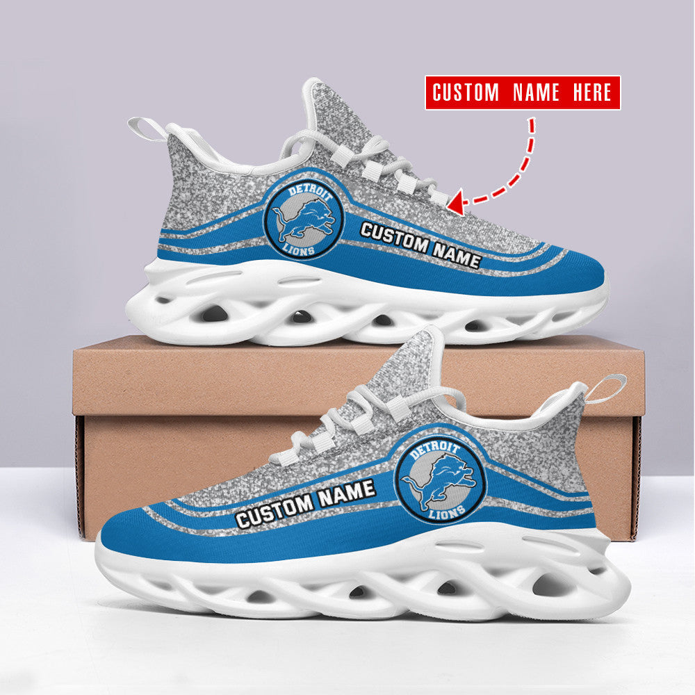 Ideafootwear Detroit Lions NFL Max Soul Shoes Sneakers For Men And Women