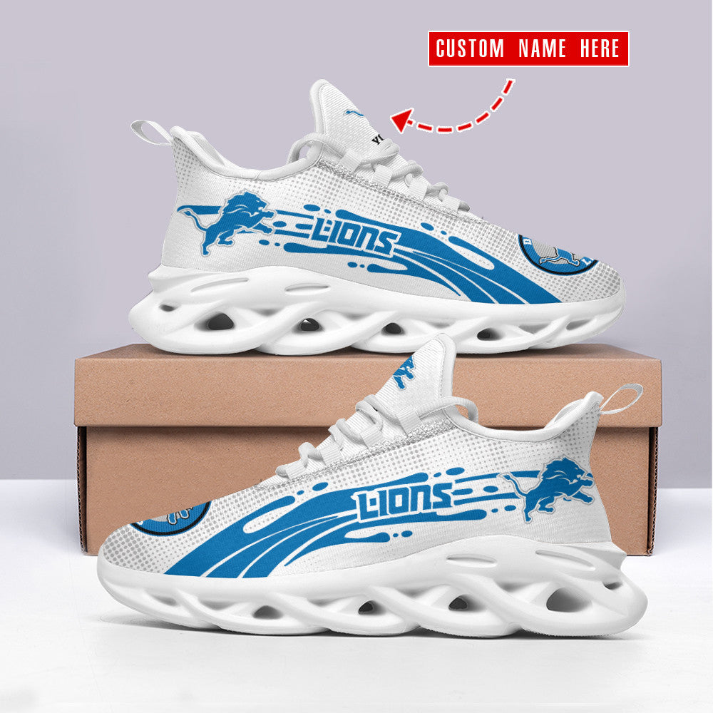 Ideafootwear Detroit Lions NFL Max Soul Shoes Sneakers For Men And Women