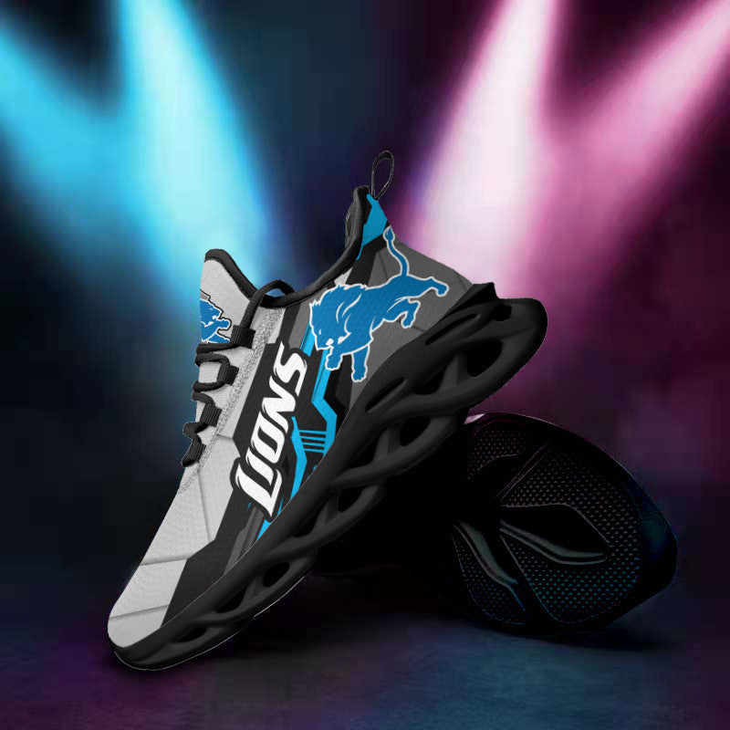 Ideafootwear Detroit Lions NFL Max Soul Shoes Sneakers For Men And Women