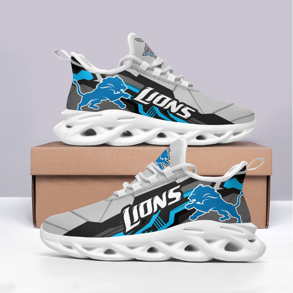 Ideafootwear Detroit Lions NFL Max Soul Shoes Sneakers For Men And Women