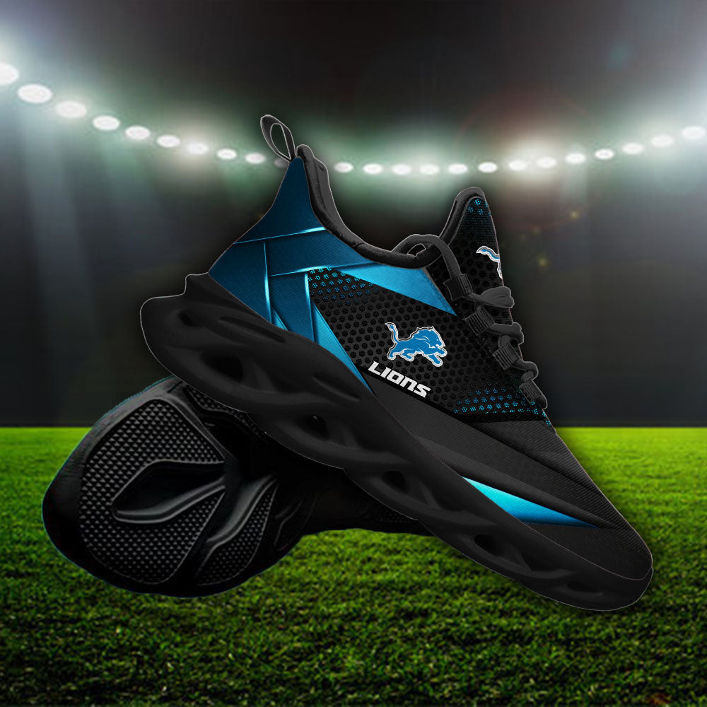 Ideafootwear Detroit Lions NFL Max Soul Shoes Sneakers For Men And Women