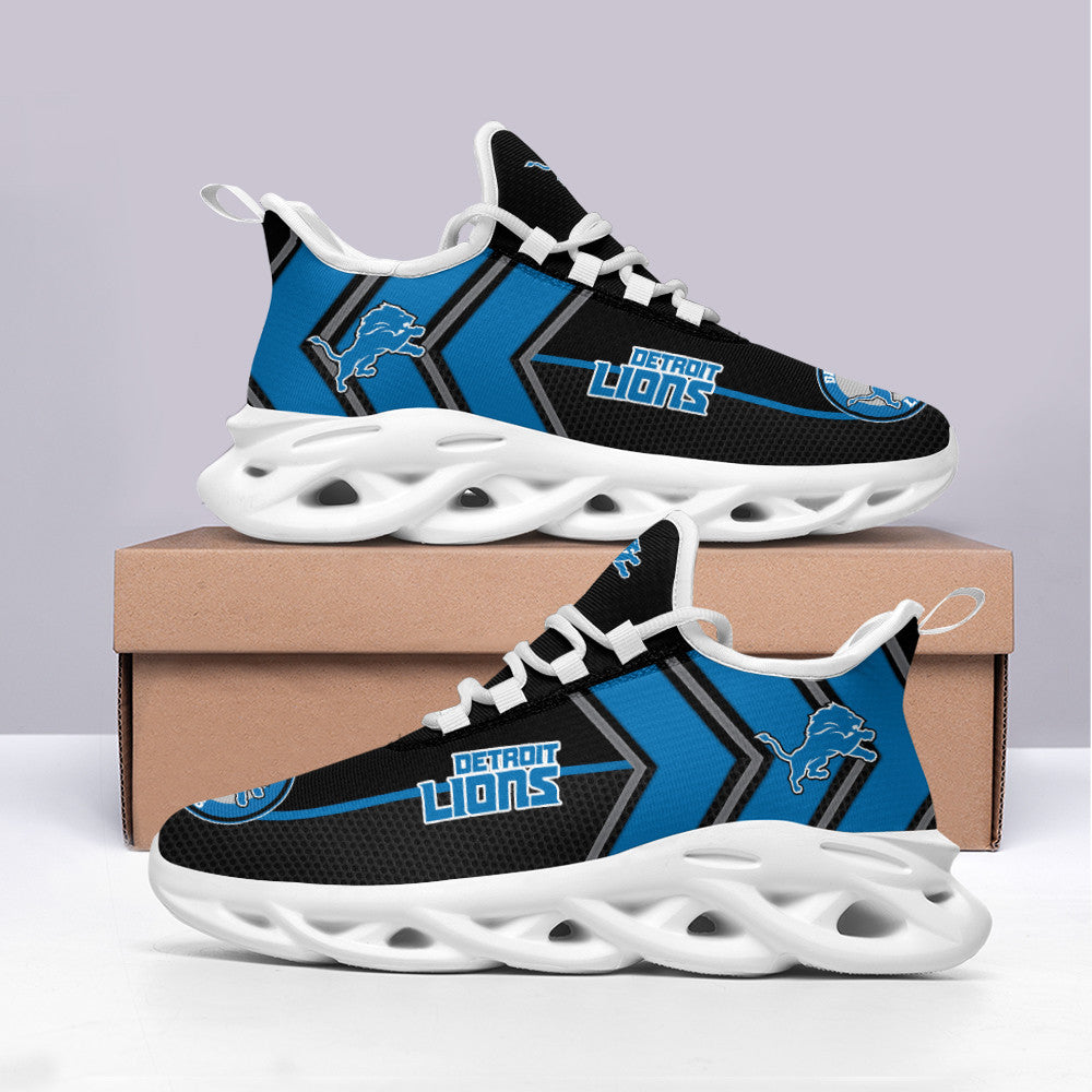 Ideafootwear Detroit Lions NFL Max Soul Shoes Sneakers For Men And Women
