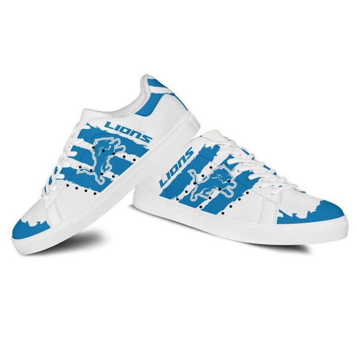 Ideafootwear Detroit Lions Skate Stan Shoes Sneakes For Men And Women