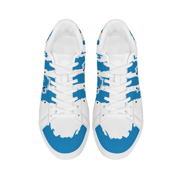 Ideafootwear Detroit Lions Skate Stan Shoes Sneakes For Men And Women