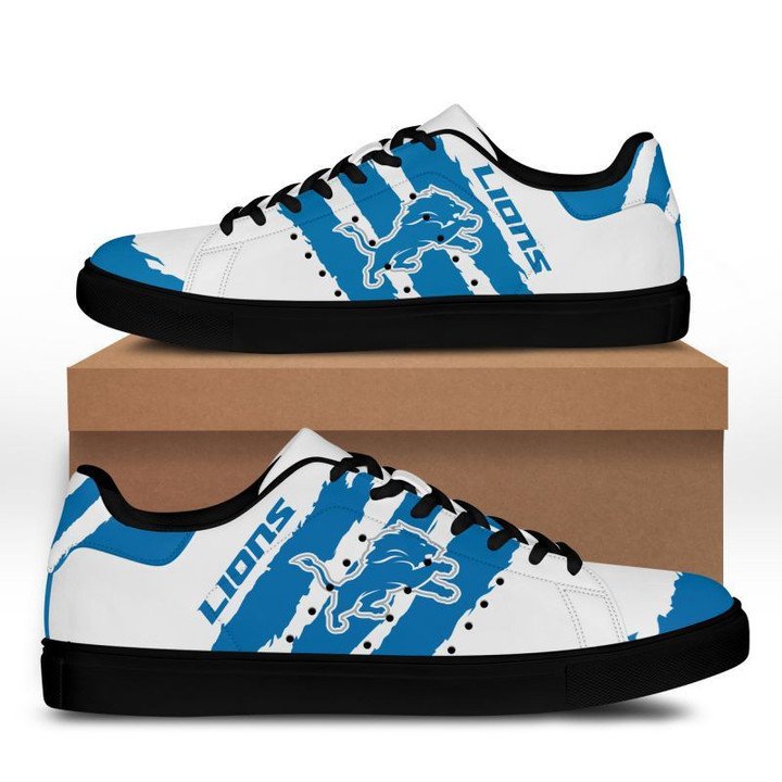 Ideafootwear Detroit Lions Skate Stan Shoes Sneakes For Men And Women