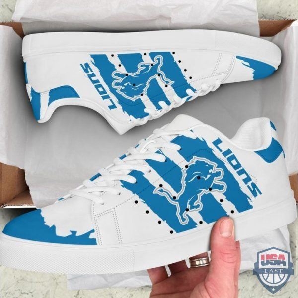 Ideafootwear Detroit Lions Skate Stan Shoes Sneakes For Men And Women