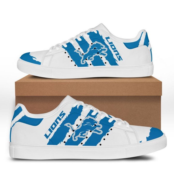 Ideafootwear Detroit Lions Skate Stan Shoes Sneakes For Men And Women