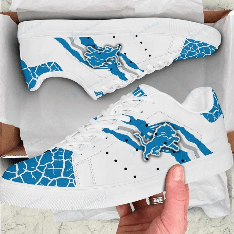 Ideafootwear Detroit Lions Skate Stan Shoes Sneakes For Men And Women