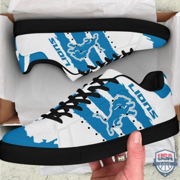 Ideafootwear Detroit Lions Skate Stan Shoes Sneakes For Men And Women