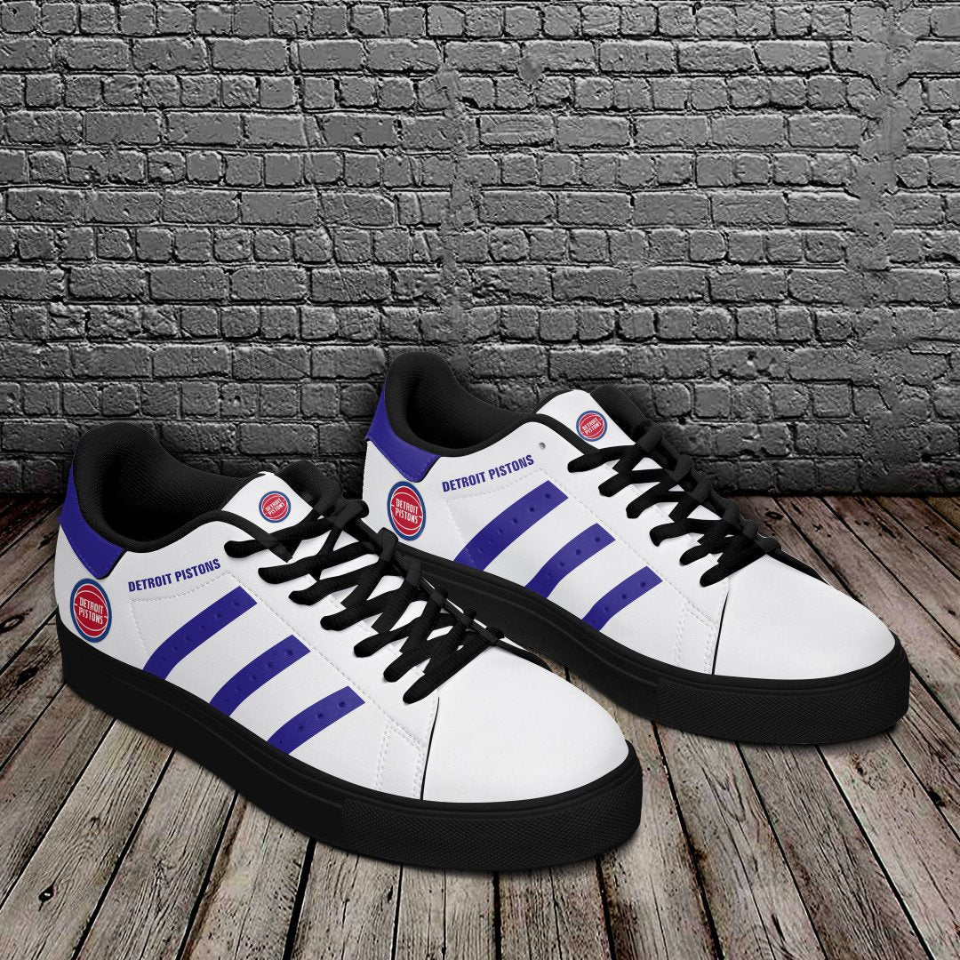 Ideafootwear Detroit Pistons Skate Stan Shoes Sneakes For Men And Women