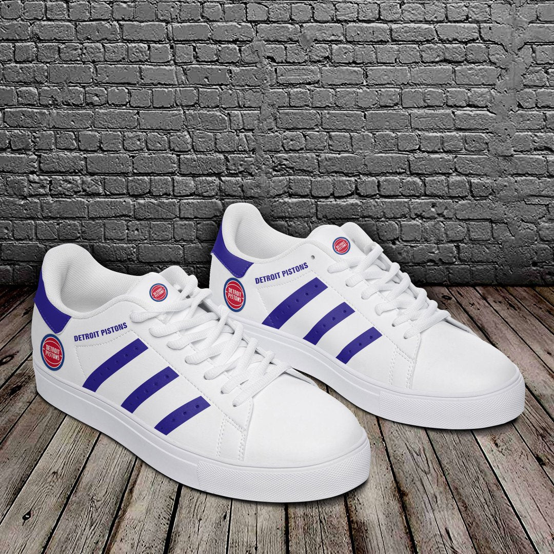 Ideafootwear Detroit Pistons Skate Stan Shoes Sneakes For Men And Women