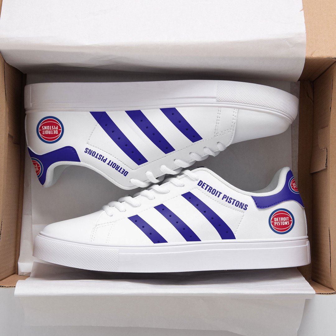 Ideafootwear Detroit Pistons Skate Stan Shoes Sneakes For Men And Women