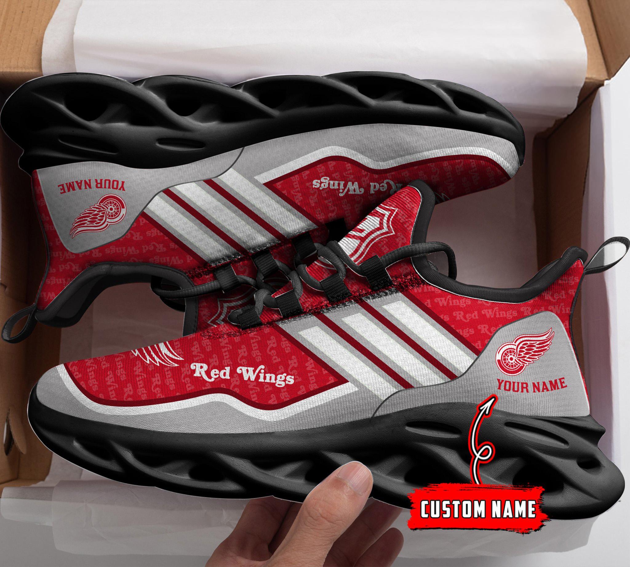 Ideafootwear Detroit Red Wings Max Soul Shoes Sneakers For Men And Women