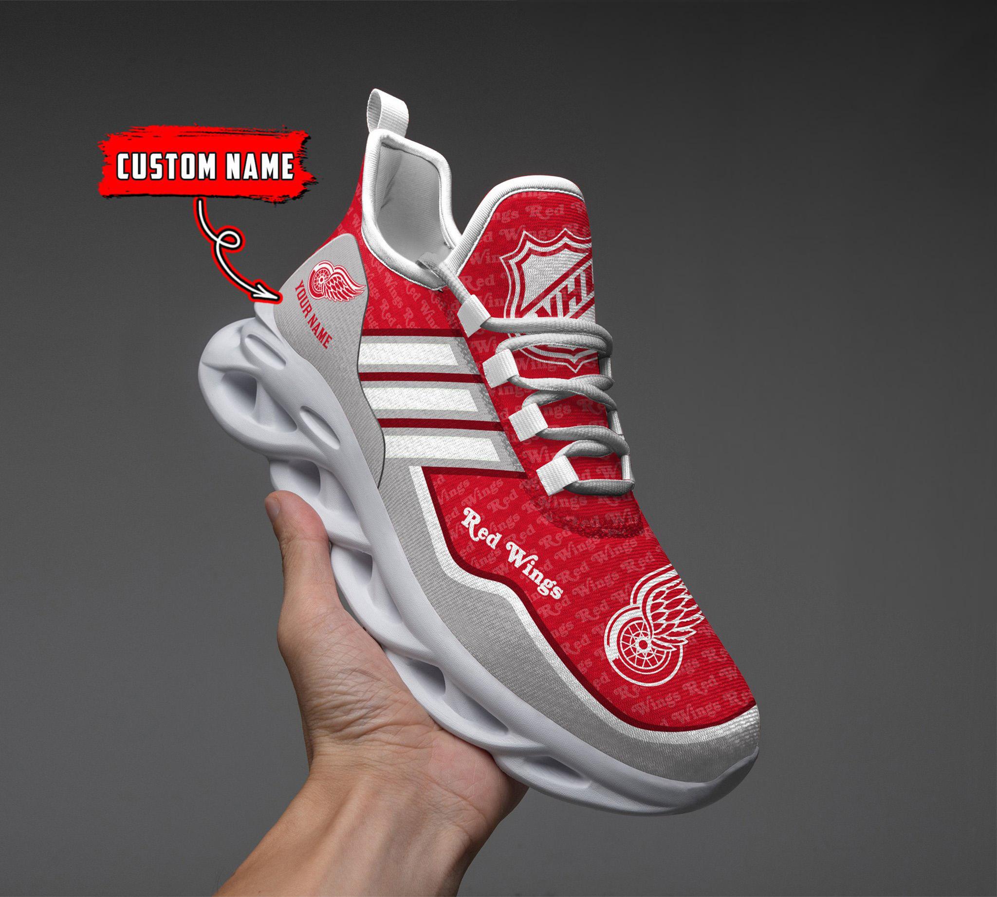 Ideafootwear Detroit Red Wings Max Soul Shoes Sneakers For Men And Women
