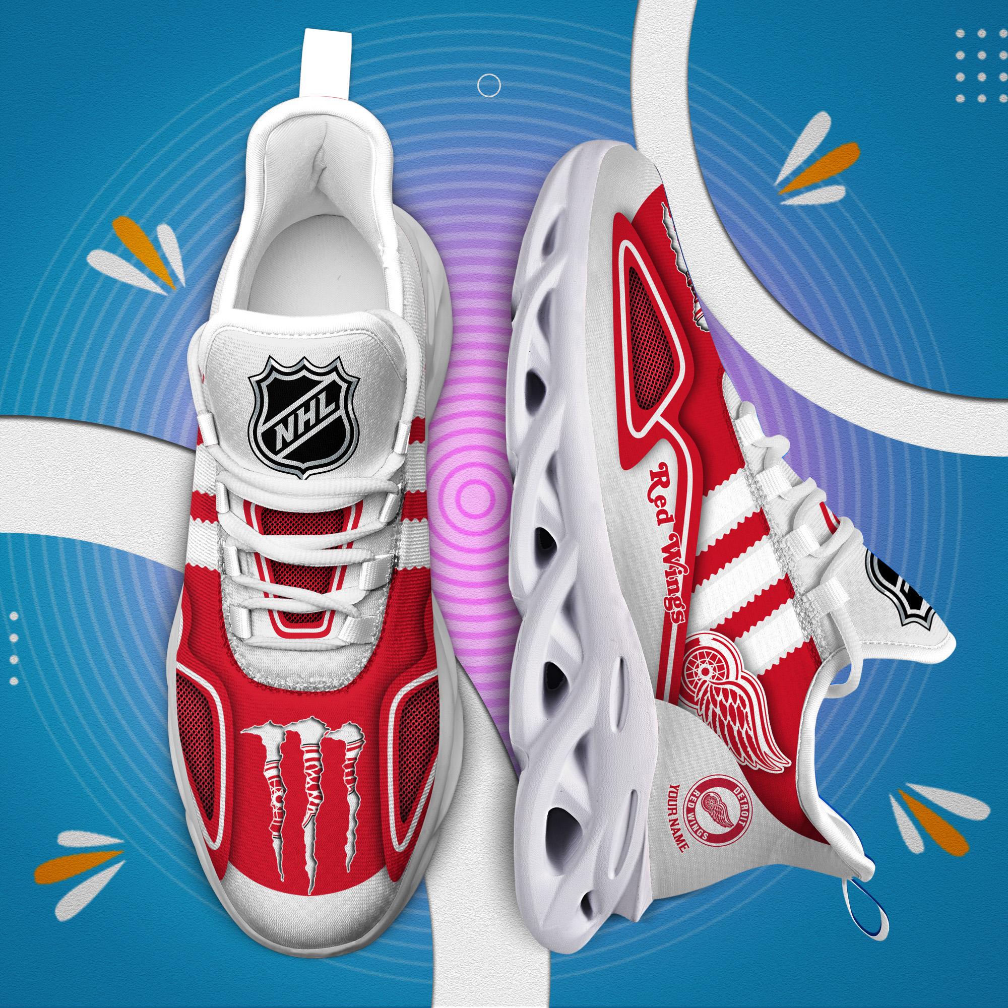Ideafootwear Detroit Red Wings Max Soul Shoes Sneakers For Men And Women