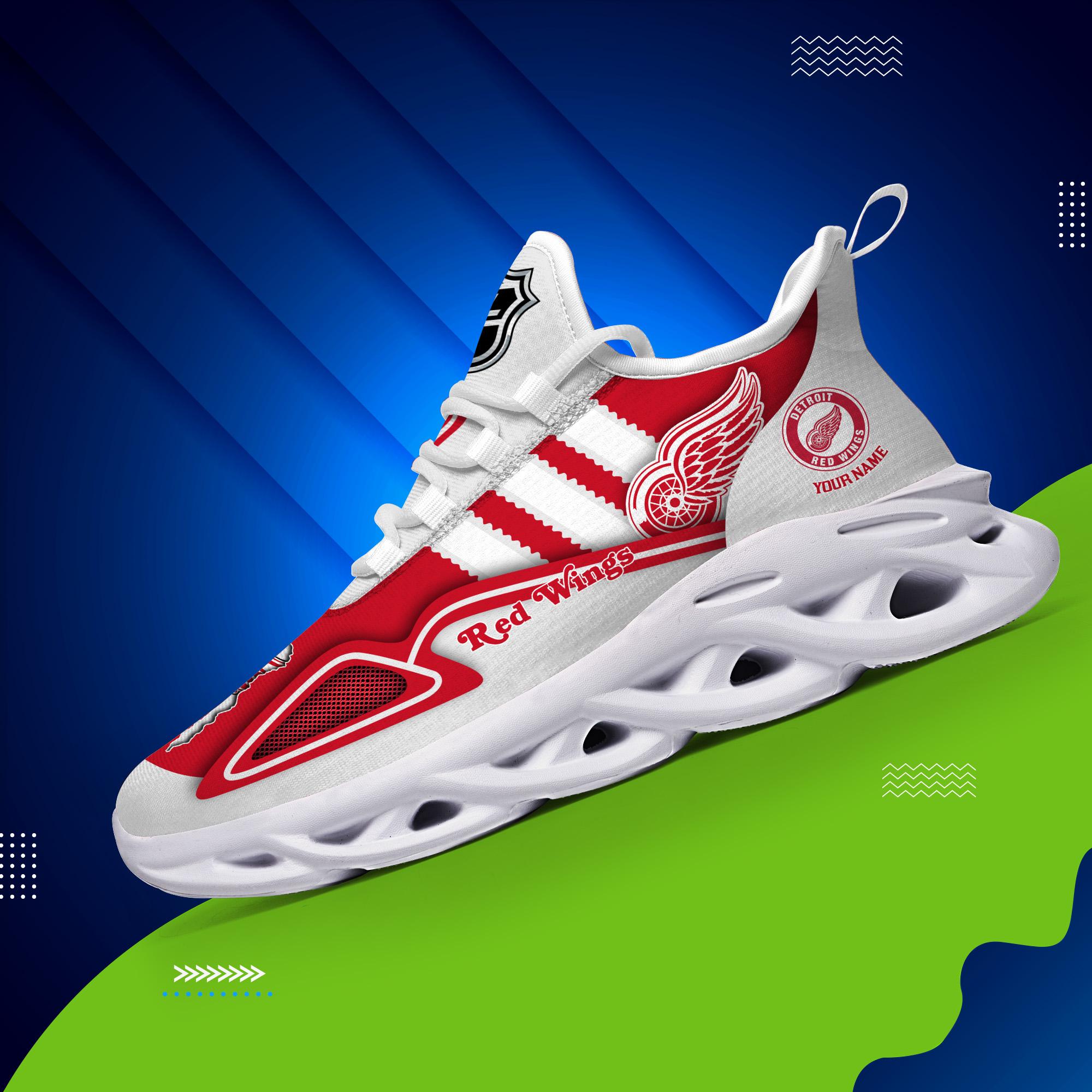 Ideafootwear Detroit Red Wings Max Soul Shoes Sneakers For Men And Women