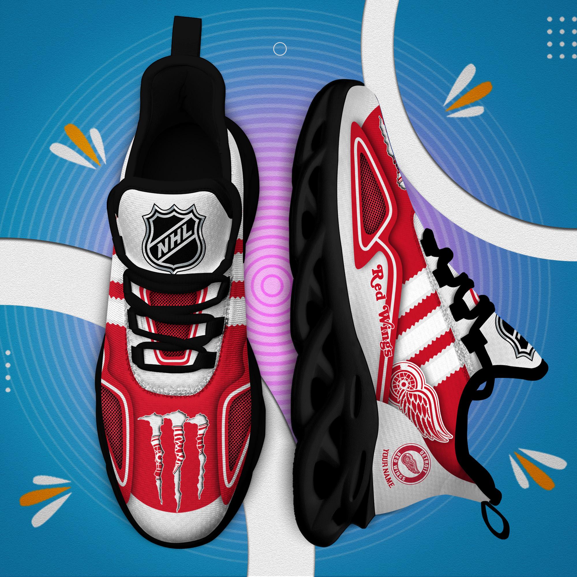 Ideafootwear Detroit Red Wings Max Soul Shoes Sneakers For Men And Women